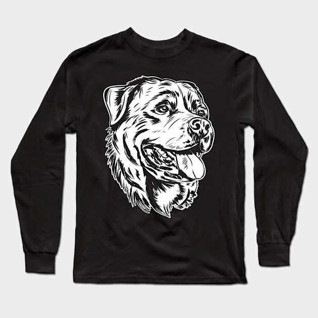 Rottweiler  - Metzgerhund Long Sleeve T-Shirt by Nartissima